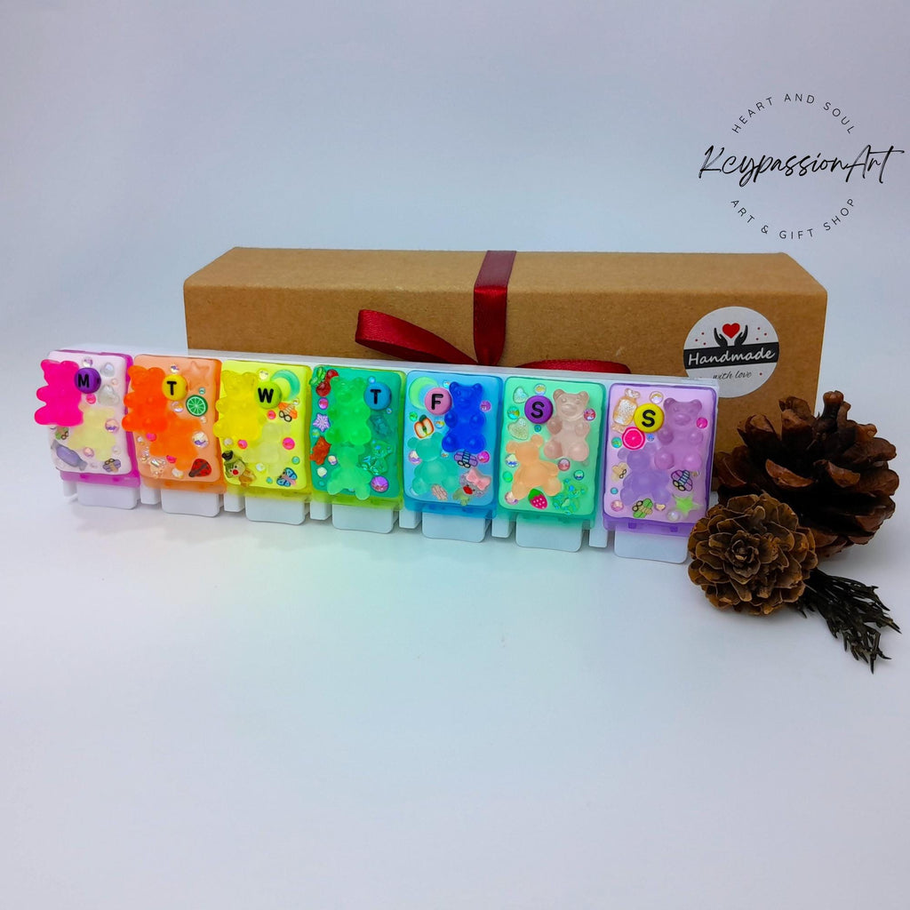 Gummy Bear Glow - Straight Pill Box