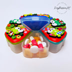 Donut Pond Frog - XL Pill Box