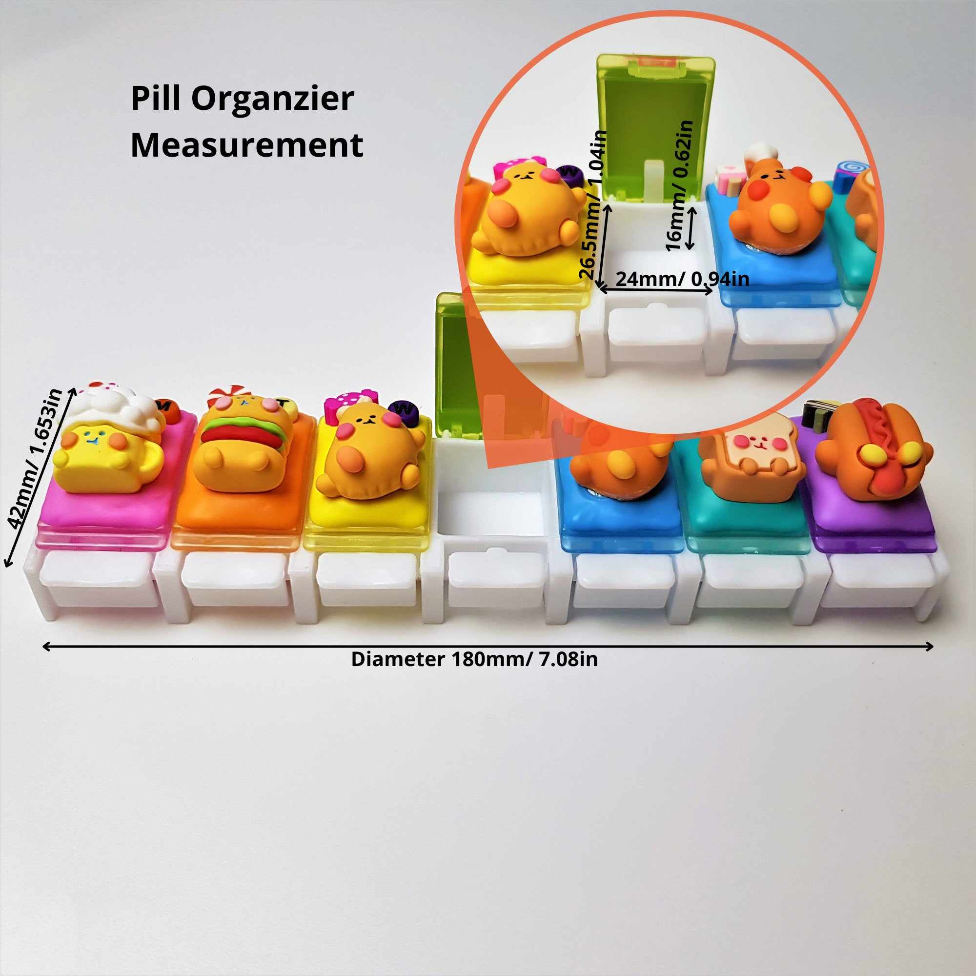 Food For Thought - Straight Pill Box