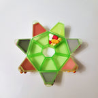 7-Tage-Pillenbox „Fröhliche Freunde“ für morgens und abends, für Medikamente und Nahrungsergänzungsmittel, 7-Tage-Pillenbox für Tag und Nacht