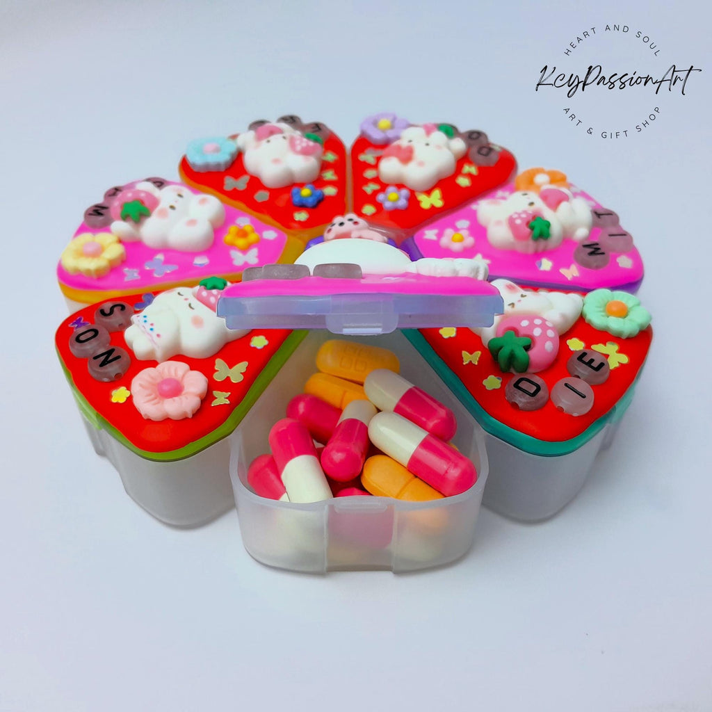 Luminous Bunny Berries - XL Pill Box