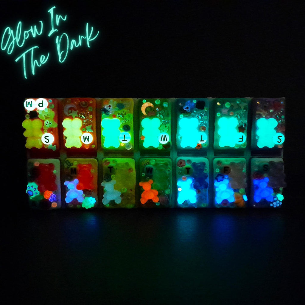Gummy Glowy Bear - Detachable Pill Box