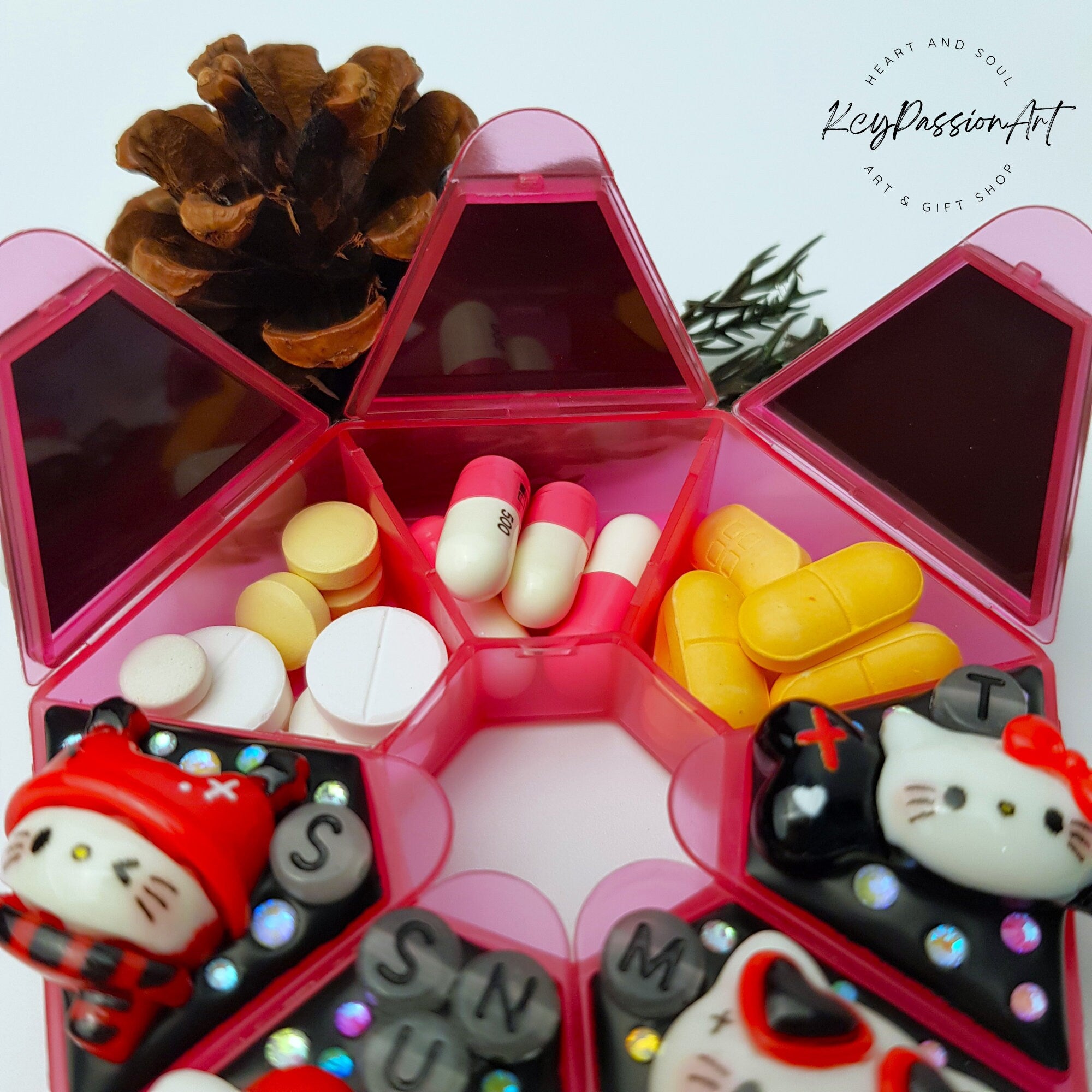 Truly Madly Deeply - Heptagon Pill Box