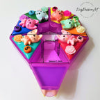 7-Tage-Pillenbox „United Kitten Cats“ für morgens und abends, Medikamenten- und Vitaminspender für 7 Tage, Pillendose für Tag und Nacht