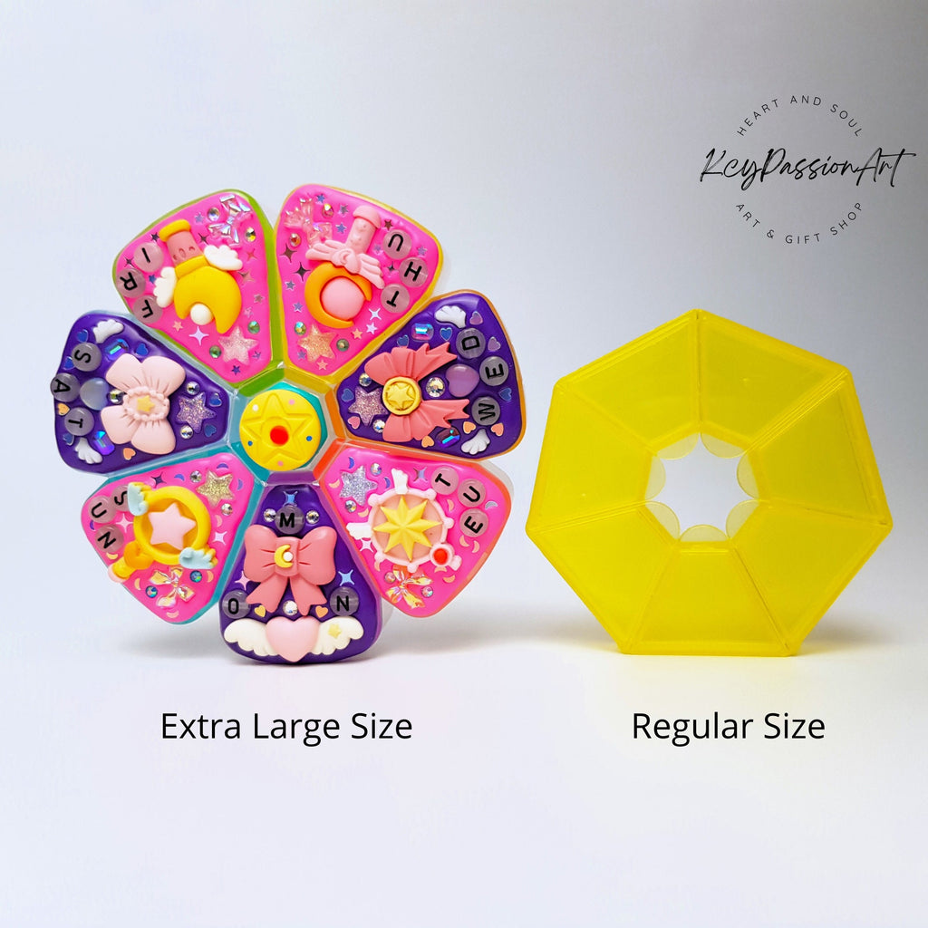 Magic wands & Ribbons - XL Pill Box