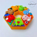 United Color Of Dino - Heptagon Pill Box