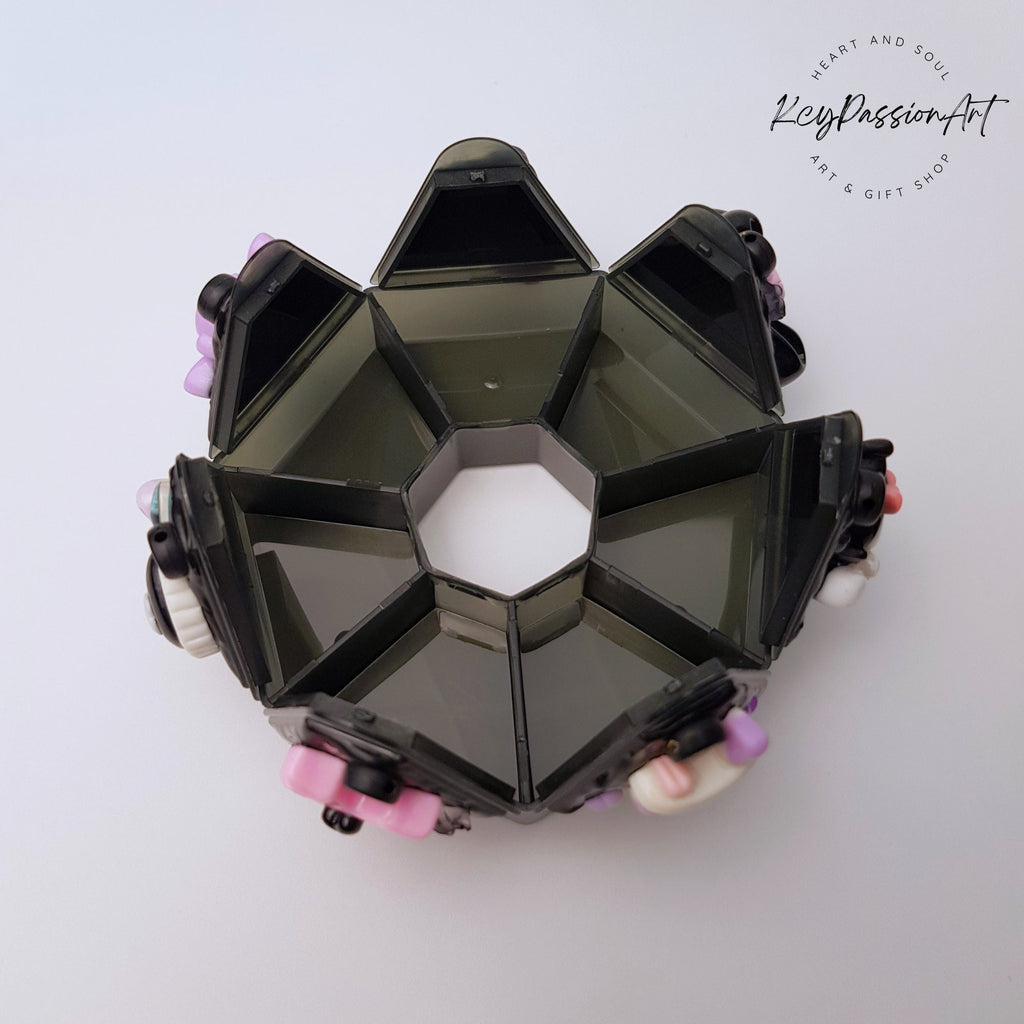 Cute Black Beauty - Heptagon Pill Box
