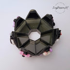 Cute Black Beauty - Heptagon Pill Box