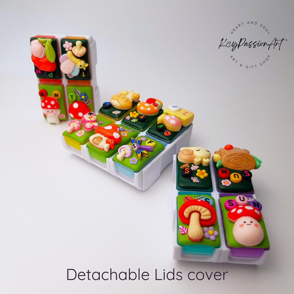 Mushroom Forest - Detachable Pill Box
