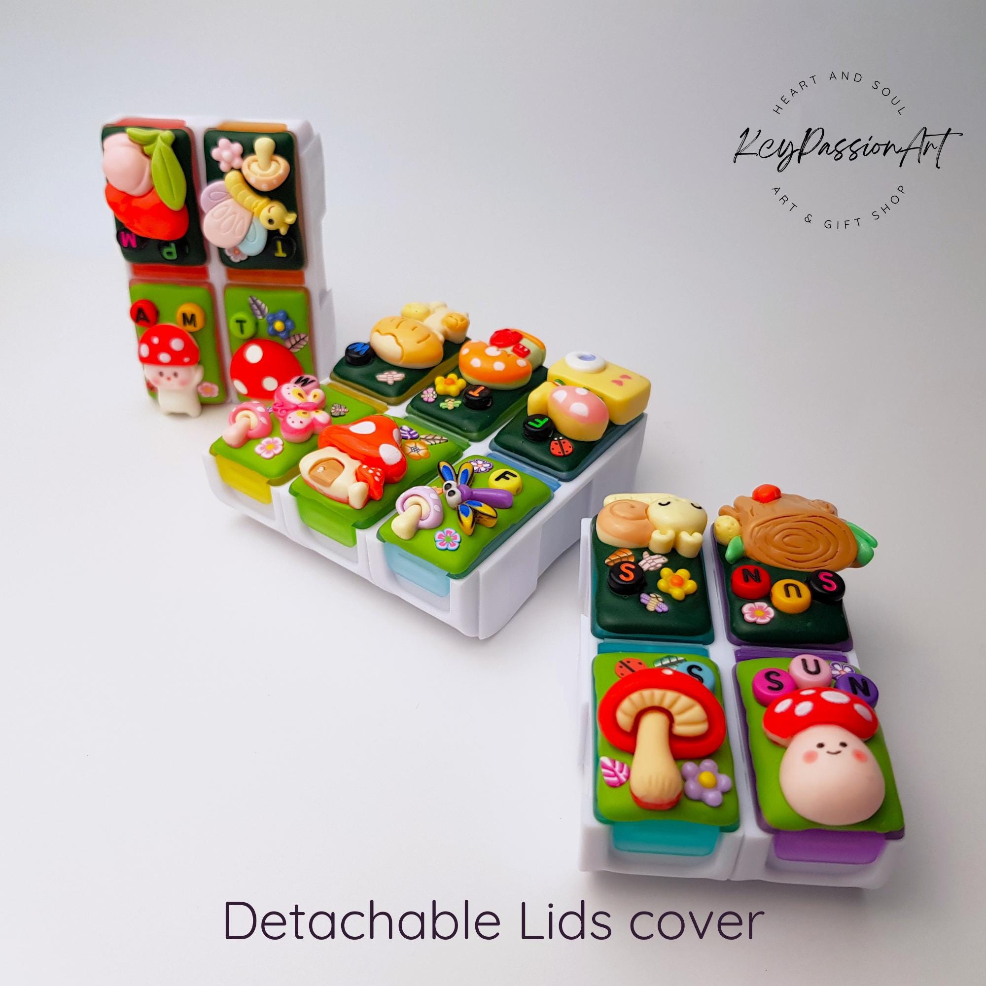 Mushroom Forest - Detachable Pill Box