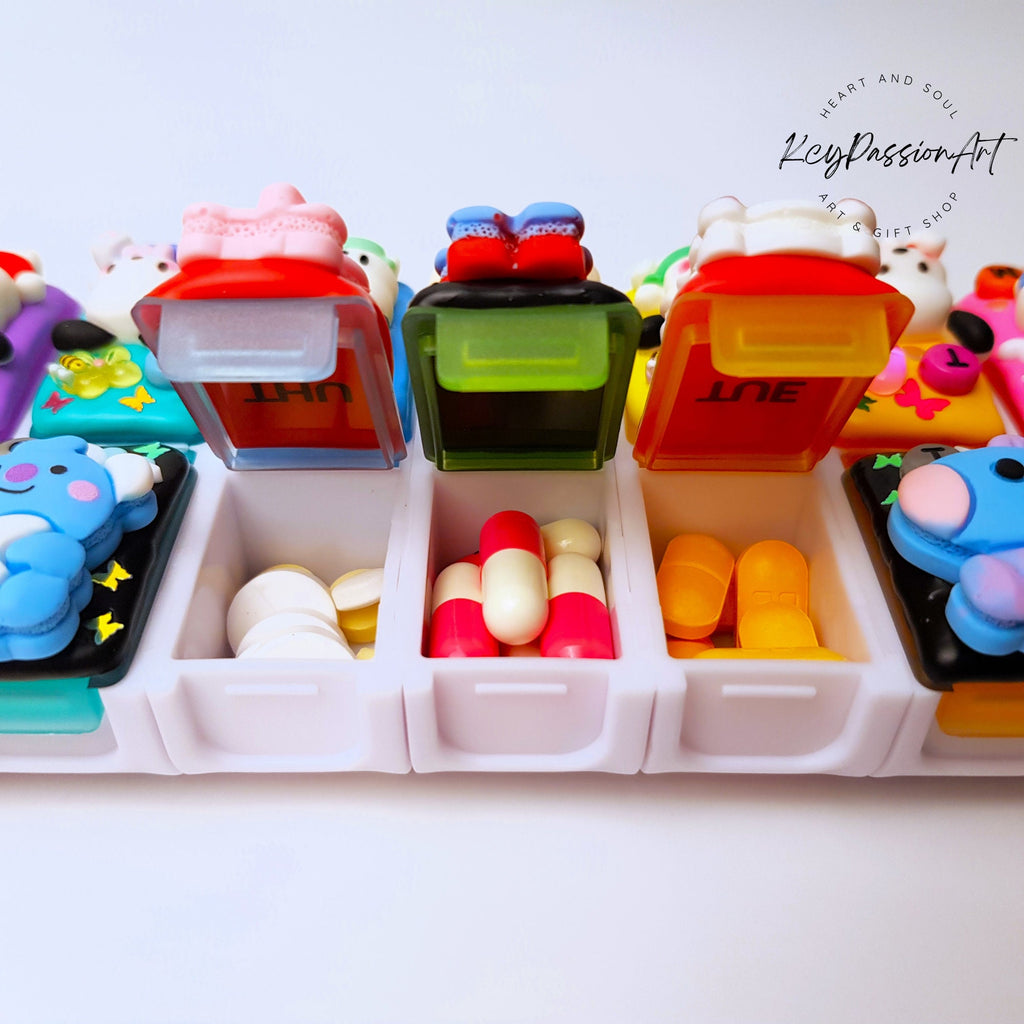 Morning & Night Buddies - Detachable Pill Box