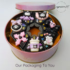Cute Black Beauty - Heptagon Pill Box