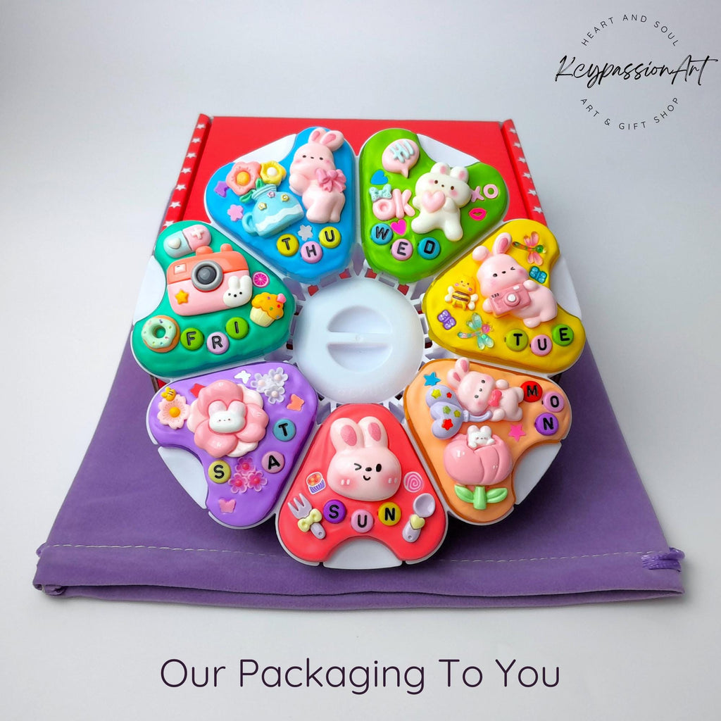 Bunny Daily Fun - Jumbo Pill Box