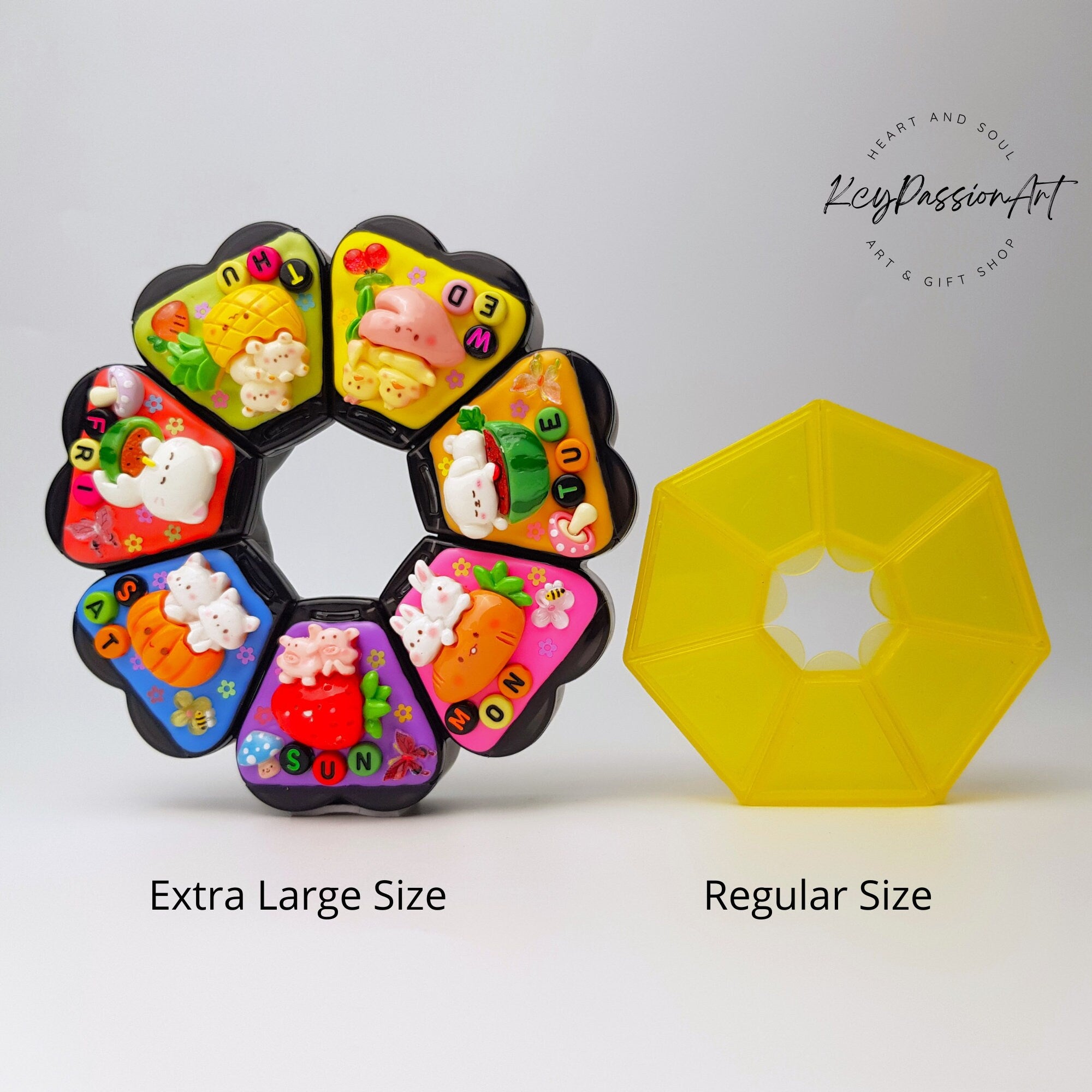 Fruits And Vegetables - XL Pill Box