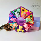 7-Tage-Pillenbox „United Kitten Cats“ für morgens und abends, Medikamenten- und Vitaminspender für 7 Tage, Pillendose für Tag und Nacht