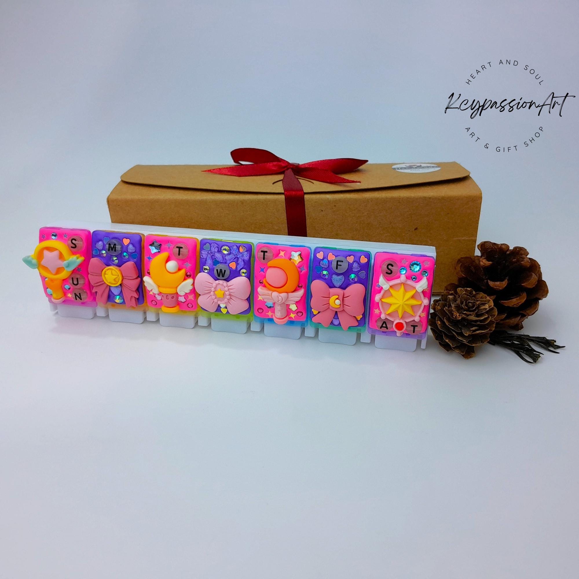 Magic Wands And Ribbons - Straight Pill Box