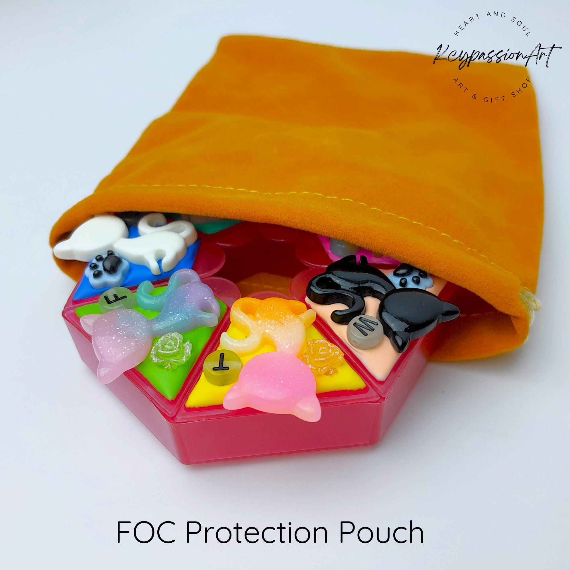 Colorful Cats - Heptagon Pill Box