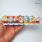 Pilulier personnalisé anime 7 jours, pilulier mignon, distributeur de médicaments et de compléments vitaminiques, pilulier hebdomadaire