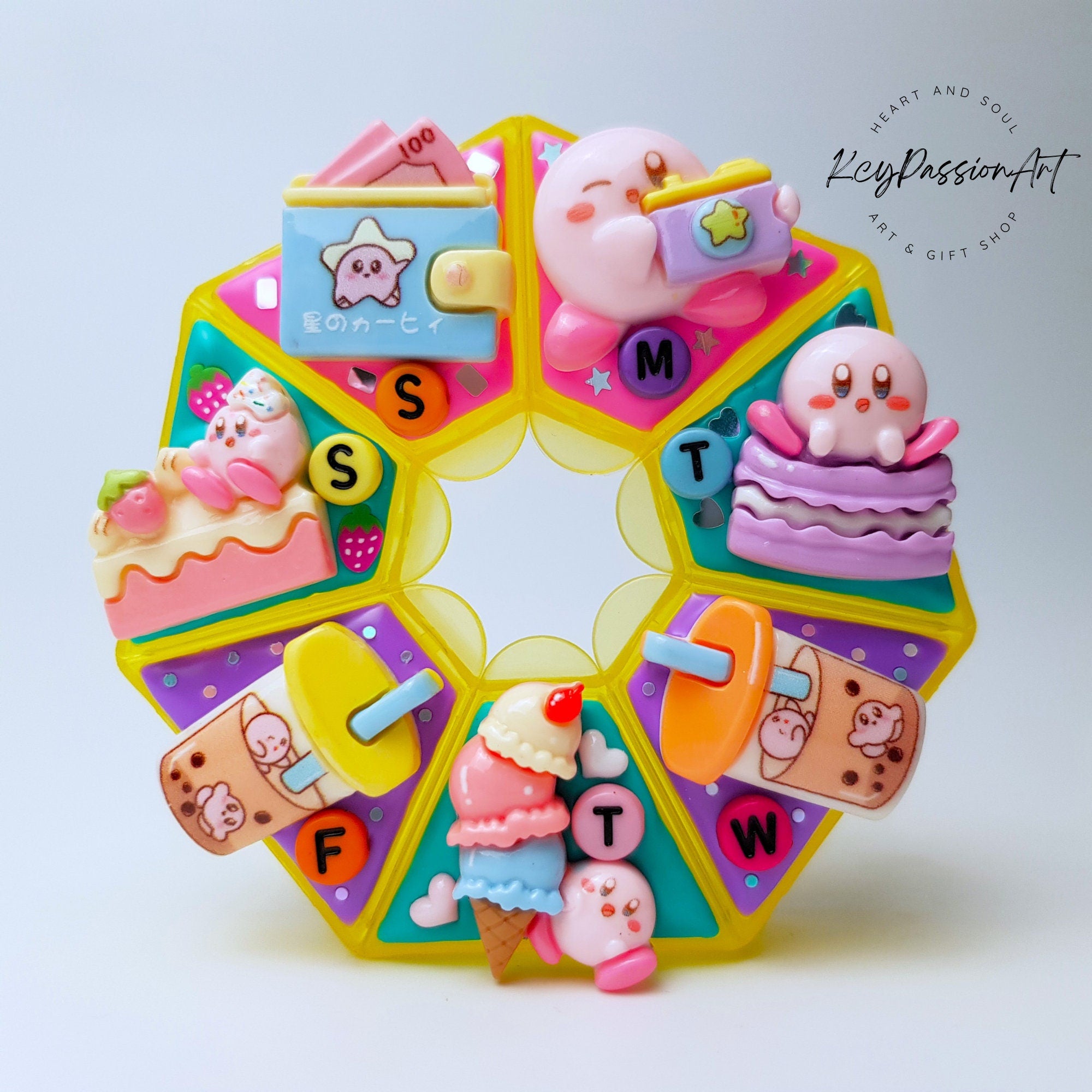 Kirby Daily Fun - Heptagon Pill Box