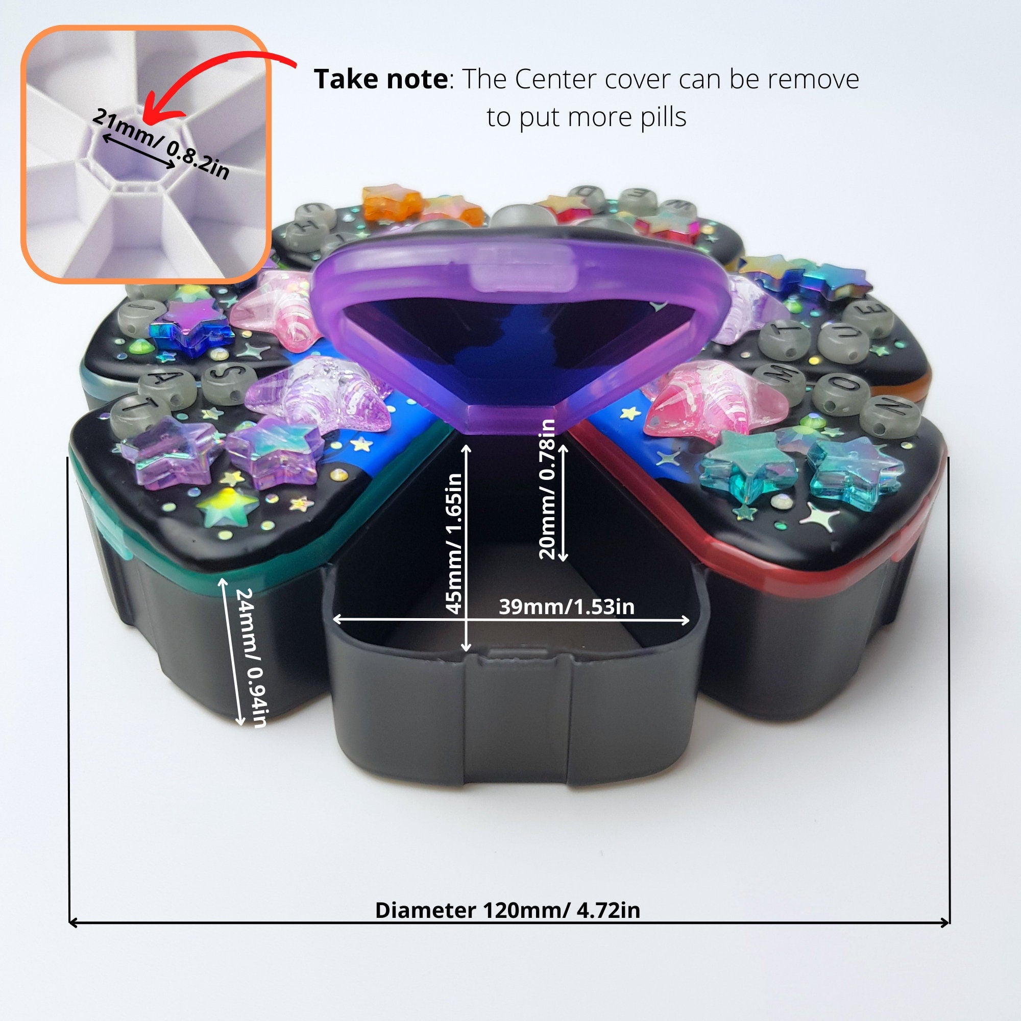 Celestial Star - XL Pill Box