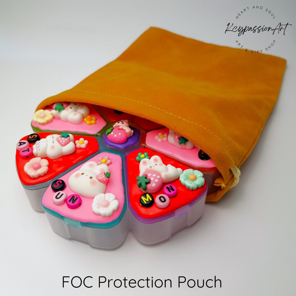 Bunny Berries - XL Pill Box