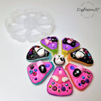 XL 7-Tage-Pillenbox mit Dekor „Bad Rabbit“, 8 Fächer, Pillendose für Medikamente, Vitamine und Nahrungsergänzungsmittel, niedlicher Pillenbehälter