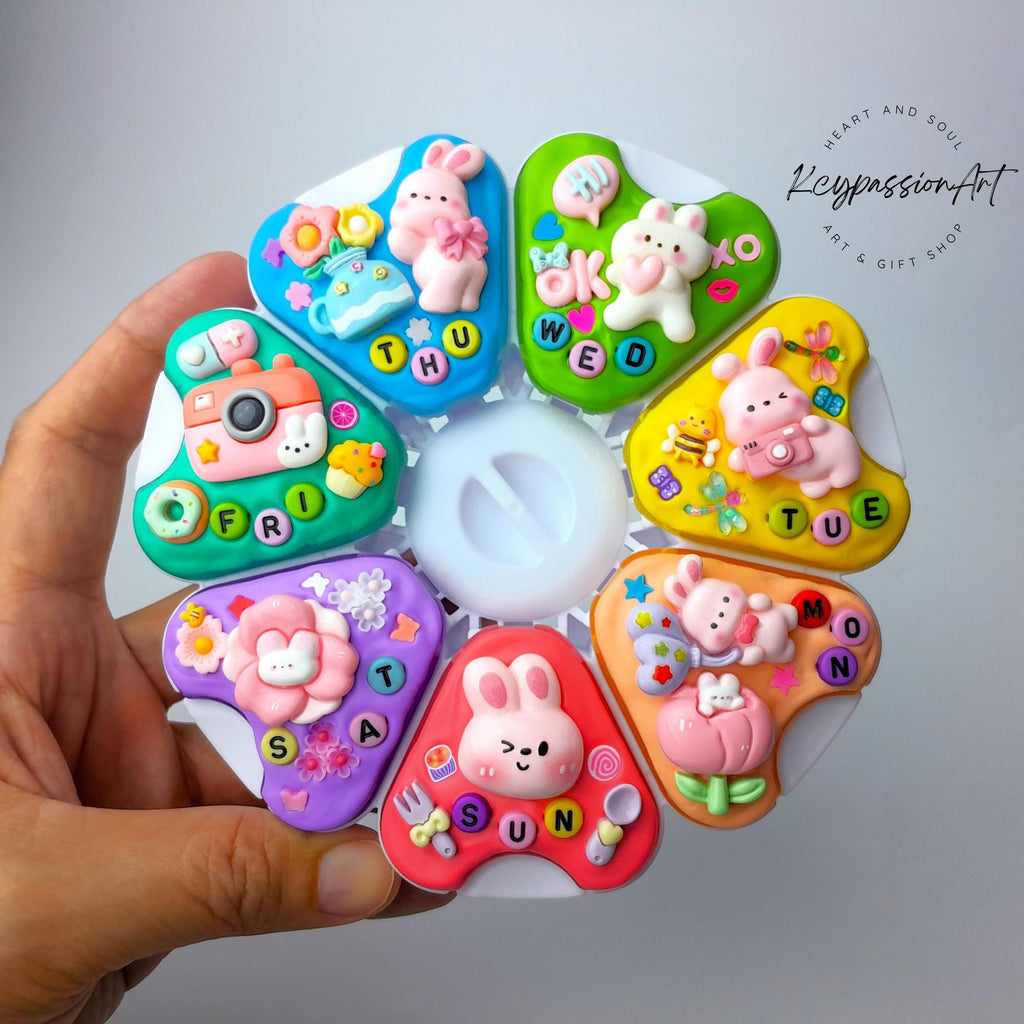 Bunny Daily Fun - Jumbo Pill Box