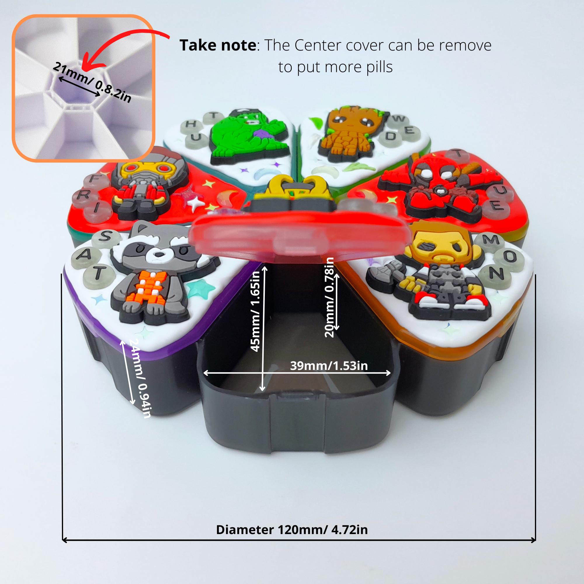 My Favorite Hero  - XL Pill Box