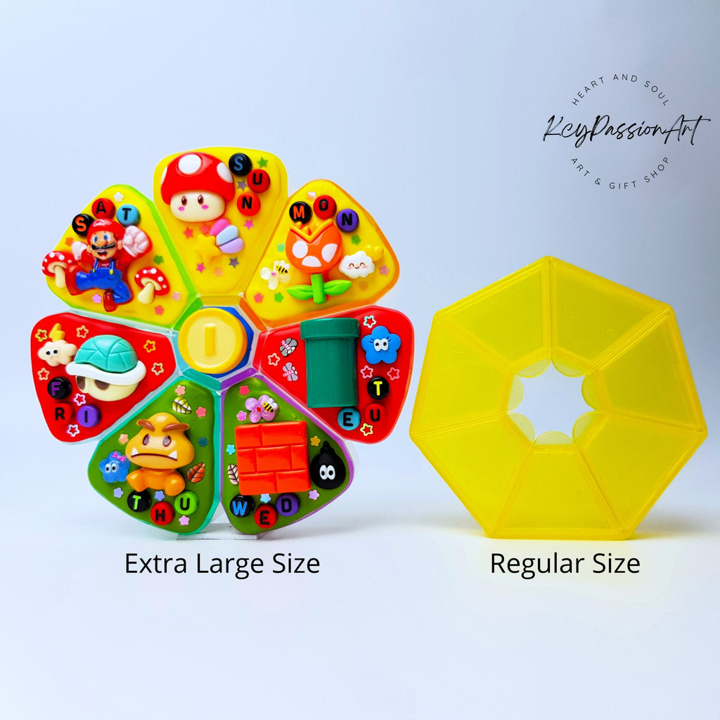 Plumber In Mushroom Kingdom - XL Pill Box