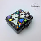 Cute & Playful Starry Night - Single Pill Box