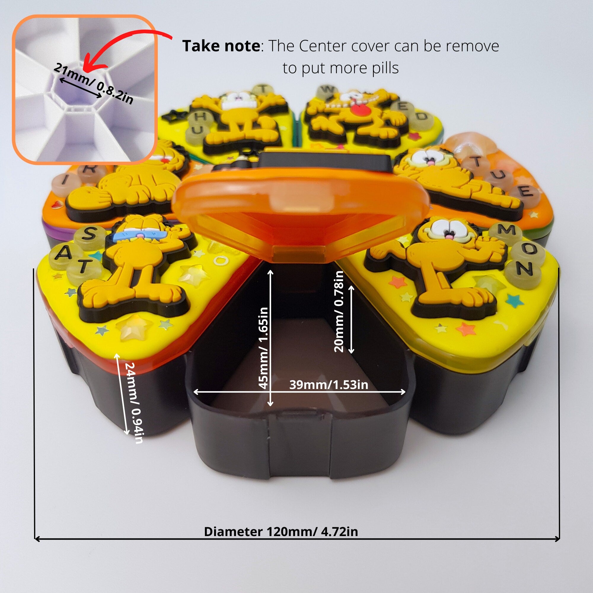 Funny Big Fat Cat - XL Pill Box