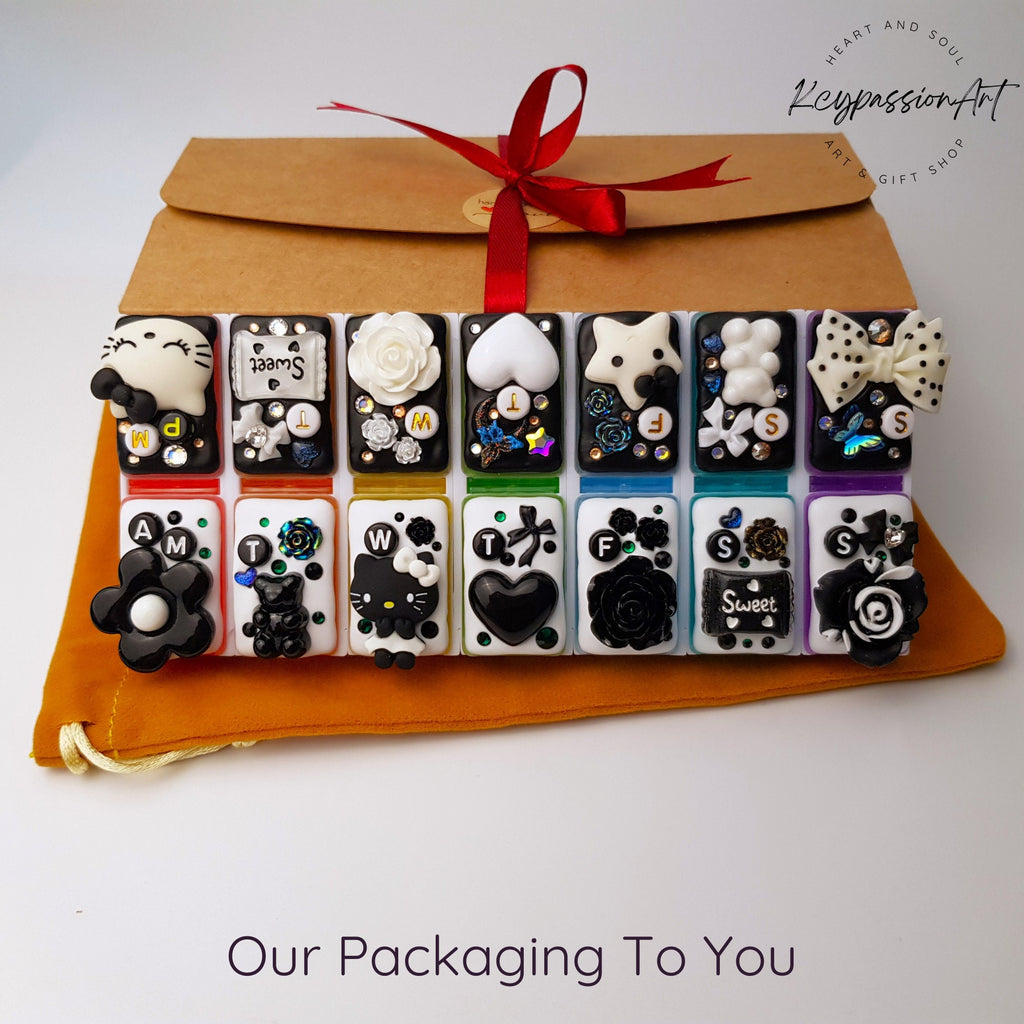 Goth And Kitty - Detachable Pill Box