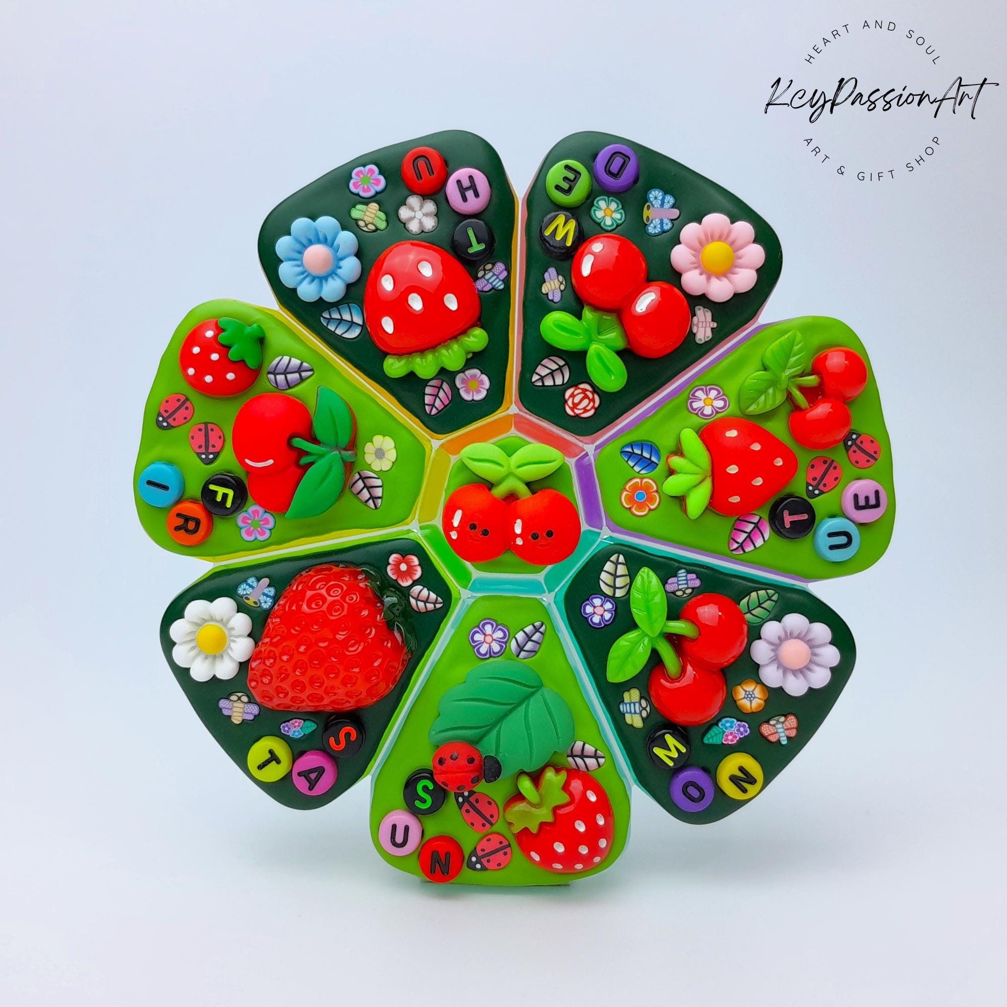Strawberries & Cherries - XL Pill Box