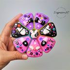 XL 7-Tage-Pillenbox mit Dekor „Bad Rabbit“, 8 Fächer, Pillendose für Medikamente, Vitamine und Nahrungsergänzungsmittel, niedlicher Pillenbehälter