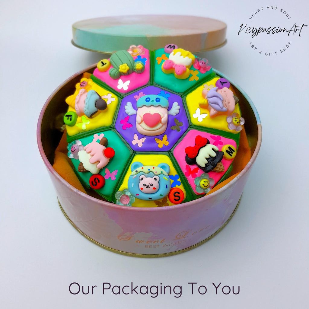 I Scream Hallelujah Round 8 Compartments Pill Box