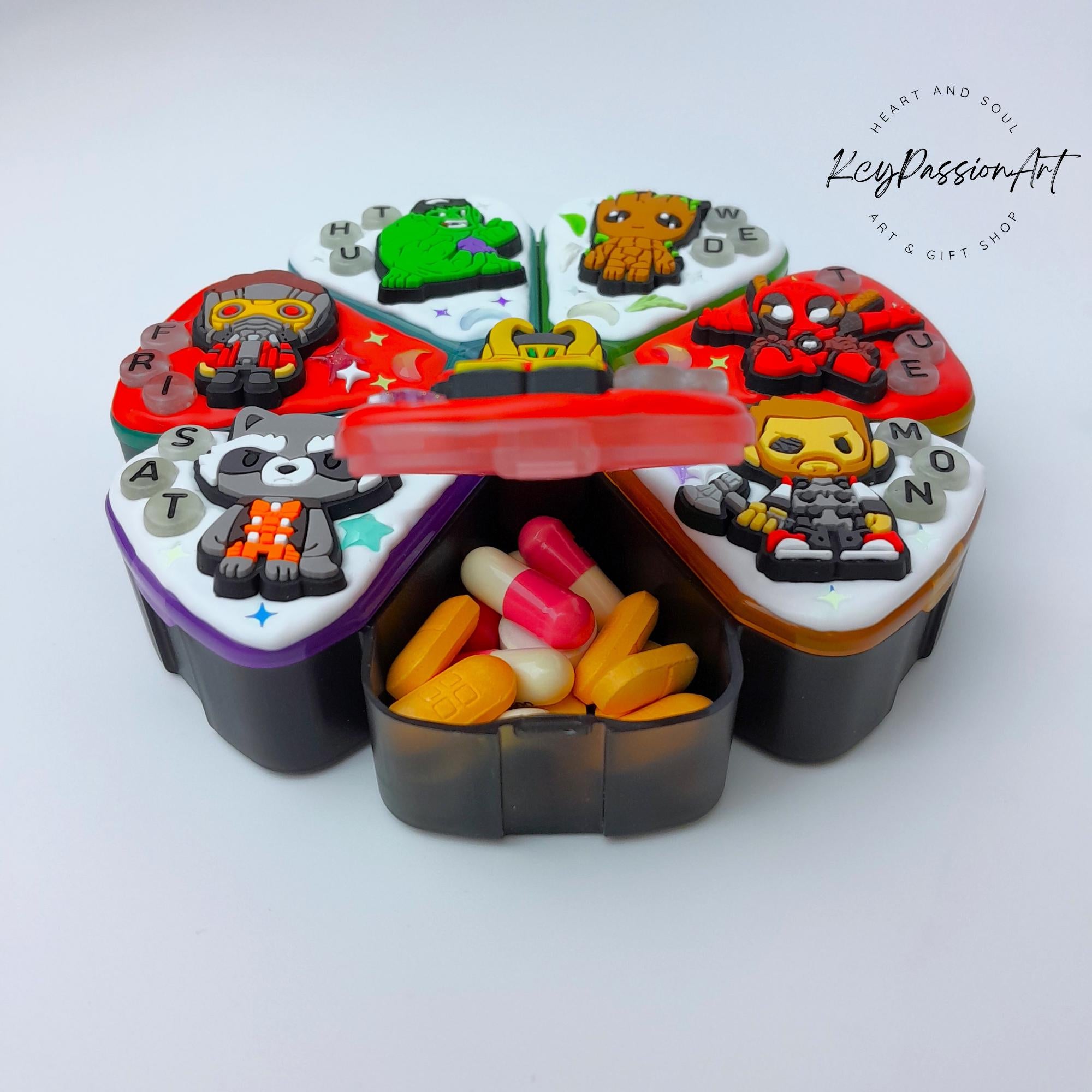 My Favorite Hero  - XL Pill Box