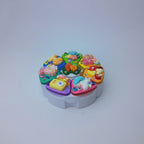 Runde Pillendose mit Shroom Wonderland-Dekor