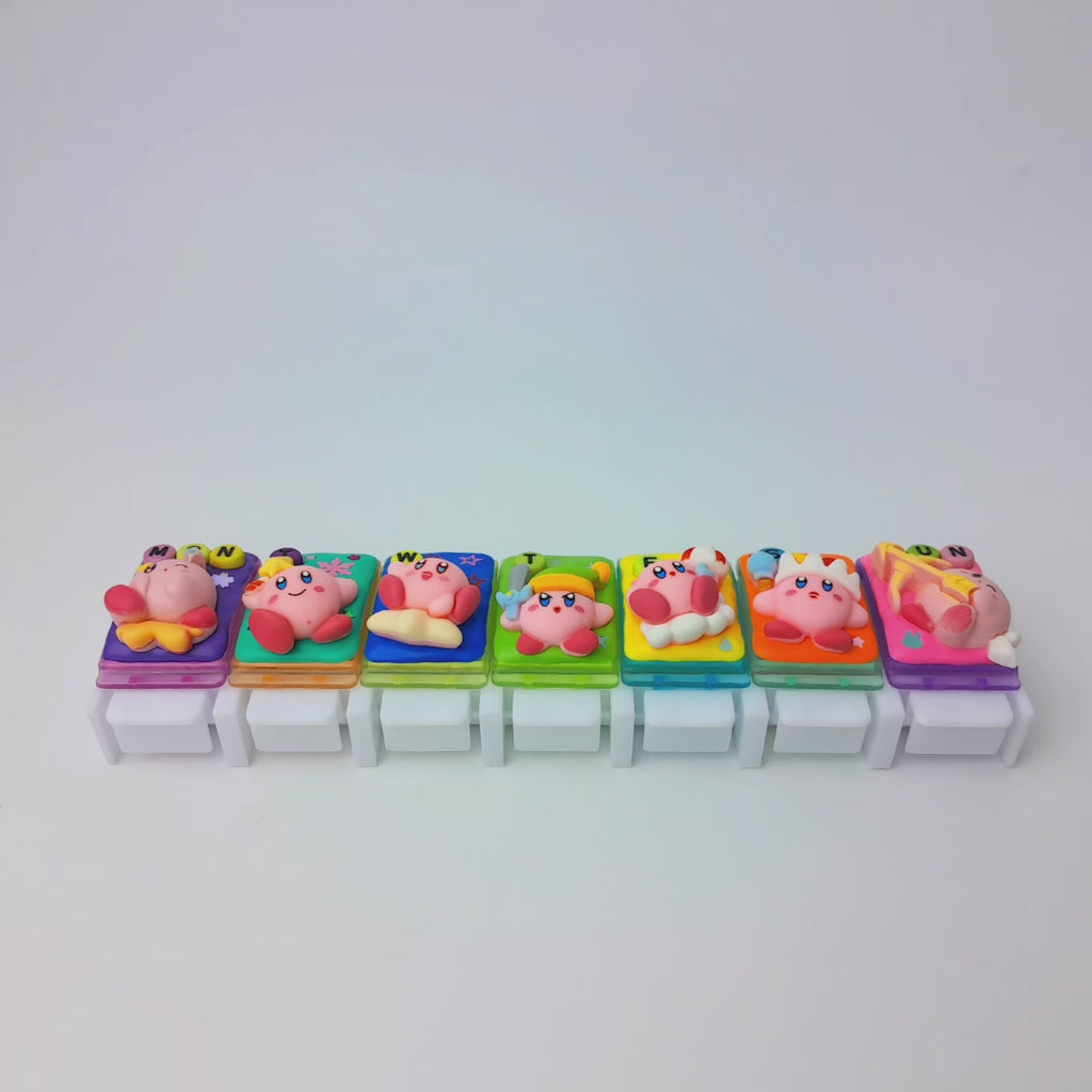 7 Magic Kabi Pink Balls - Straight Pill Box