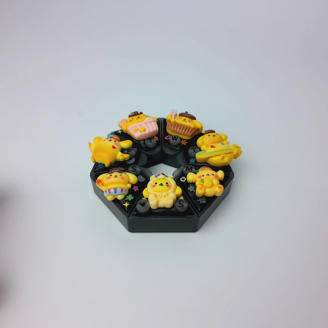 Pudding Dog - Heptagon Pill Box