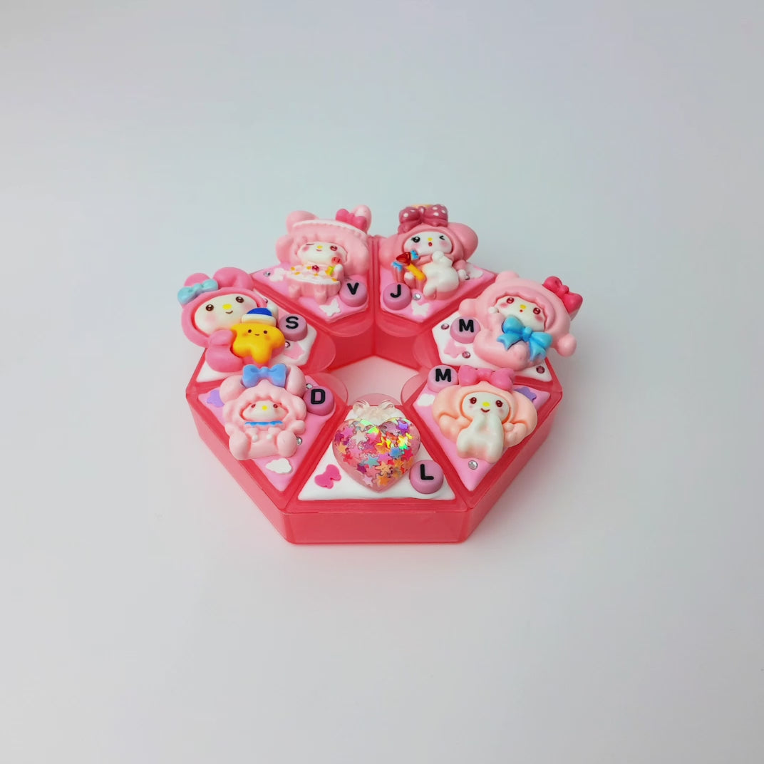 Cute Bestie - Heptagon Pill Box