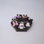 Cute Black Beauty - Heptagon Pill Box