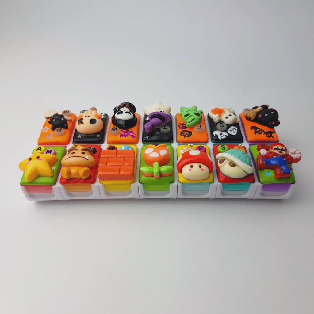 Plumber Bros And Halloween Day - Detachable Pill Box