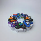 Jumbo-Pillenbox mit Dekor für 7 Tage, Motiv: „Ich brauche meinen Platz“, 8 Fächer, Behälter für Medikamente und Vitaminpräparate