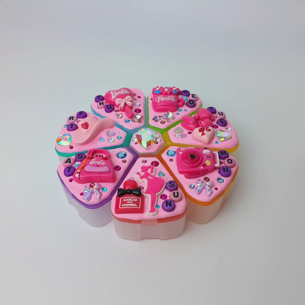 Pink And Girlie - XL Pill Box