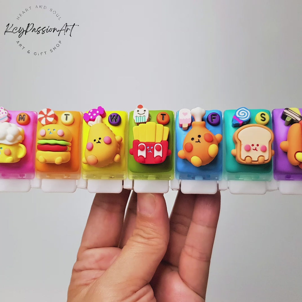 Food For Thought - Straight Pill Box