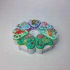 Jumbo-Pillenbox mit 8 Fächern, dekoriert, 7 Tage, Motiv: Meerjungfrauen-Mythos, Behälter für Medikamente, Vitamine und Nahrungsergänzungsmittel