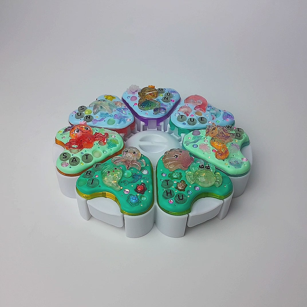 Mermaid Myth Ocean - Jumbo Pill Box