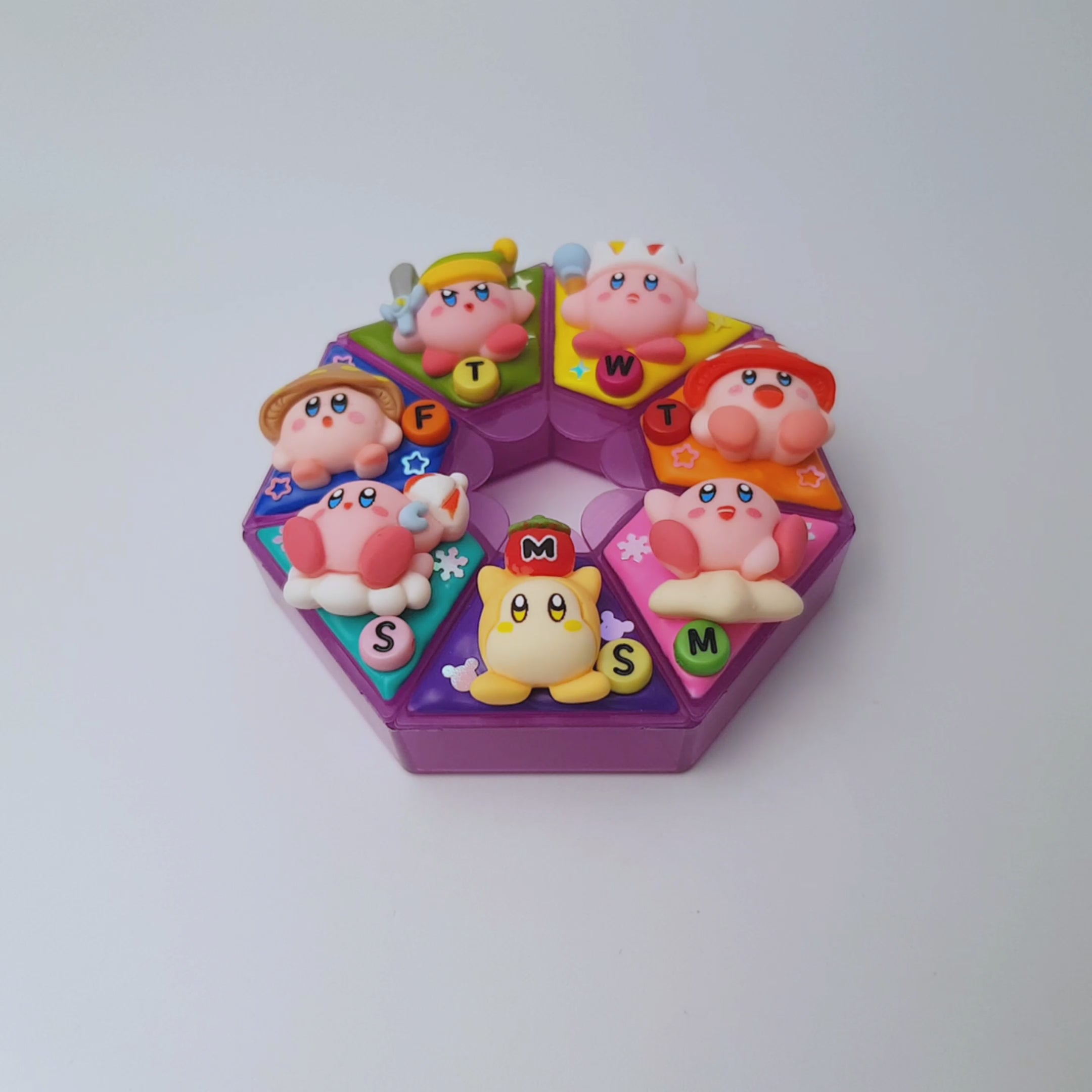 My Pink Round Hero - Heptagon Pill Box
