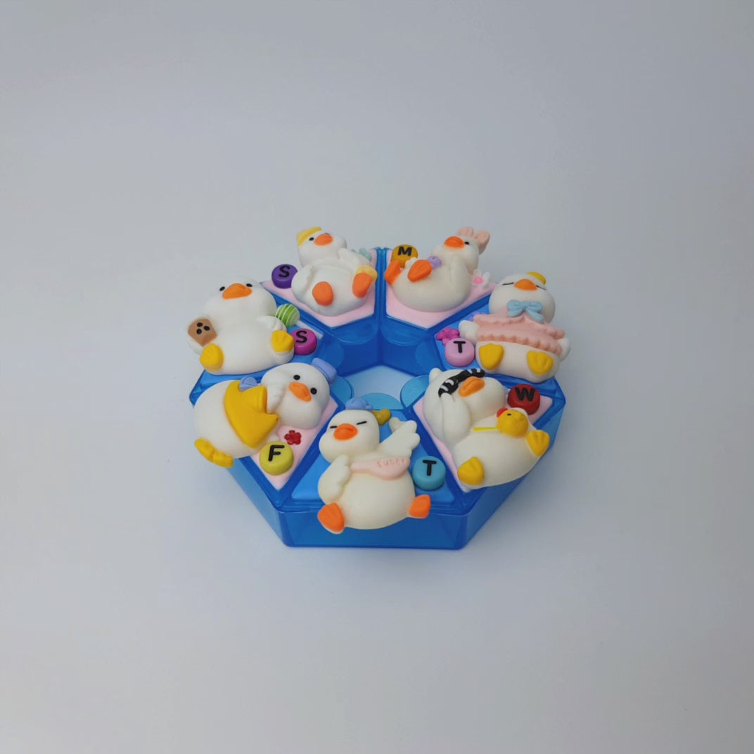 Duck A Pose - Heptagon Pill Box