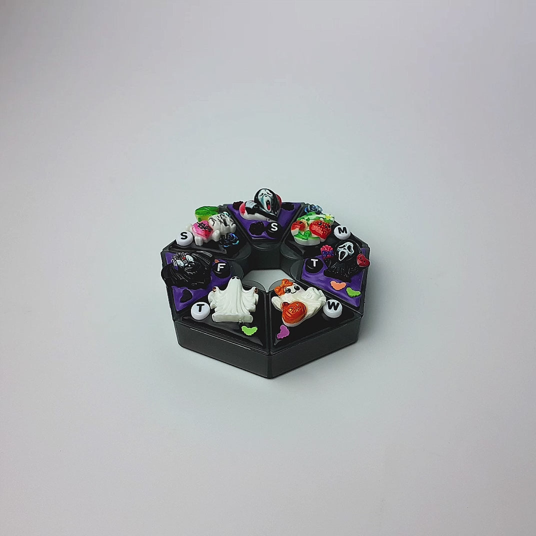 Halloween - Heptagon Pill Box